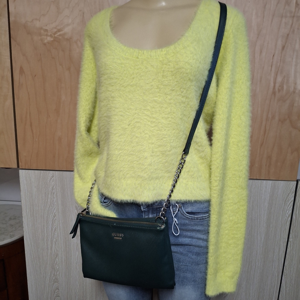💋H&M Green Crew Neck Sweater Soft Knit Relaxed Fit💋 - Picture 4 of 6
